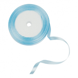 RUBAN - Bleu ciel (satin...