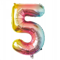 BALLON MYLARD - Chiffre 5...