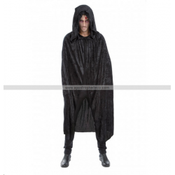 CAPE - Noire avec capuche...