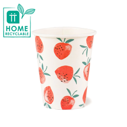 GOBELET/VERRE - Fraise x 8...