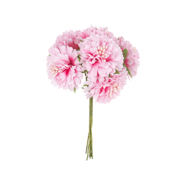 BOUQUET - Œillet rose x 6...