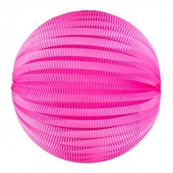 LAMPION ROND/BOULE -  Rose...