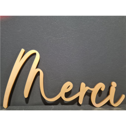 LETTRAGE/MOT - Merci...