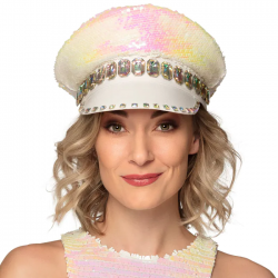 CHAPEAU - Casquette nacrée...