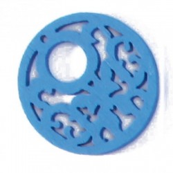 DECOR DE TABLE - Rond bleu...