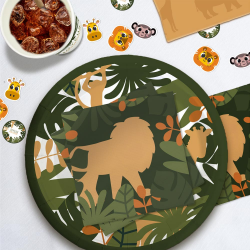 SERVIETTE - Jungle Party x...