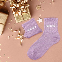 CHAUSSETTE - A paillettes...