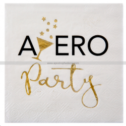SERVIETTE - Apéro party x...