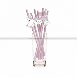 PAILLE - Licorne et arc en...
