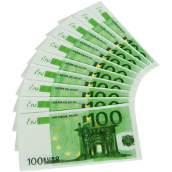 SERVIETTE - Billet de 100€...