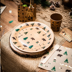 ASSIETTE - Indien x 8 (en...