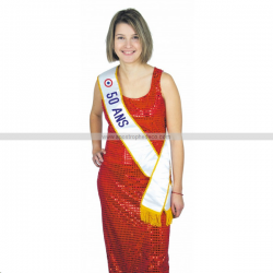 ECHARPE - Miss 50 ans (en...