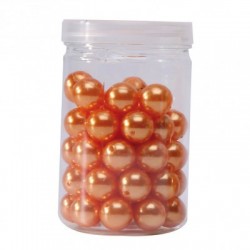 PERLE - Orange x 10 (en pvc...