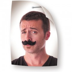 MOUSTACHE - Classy noire...