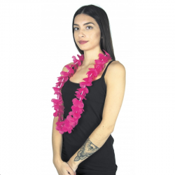 COLLIER HAWAI/A FLEURS - Rose