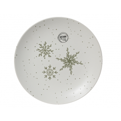 ASSIETTE - Motif flocon de...
