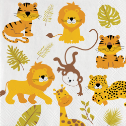 SERVIETTE - Animaux de la...