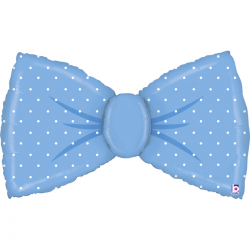 BALLON MYLARD - Noeud bleu...