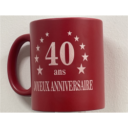 MUG/TASSE - Etoile 40 ans...