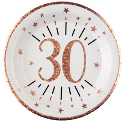 ASSIETTE - 30 ans rose gold...
