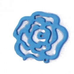 DECOR DE TABLE - Rose bleue...