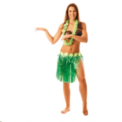 JUPE - Hawai verte avec ses...