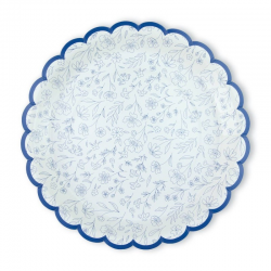 ASSIETTE - Festonnée fleur...