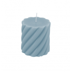 BOUGIE - Torsadée bleu...