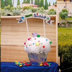 DECOR/TOPPER GATEAU - Happy...