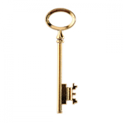 DECOR - Clés or/dorée x 4...