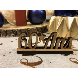 CENTRE  DE TABLE - 60 ans x...