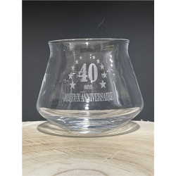 VERRE DÉGUSTATION - 40 ans...