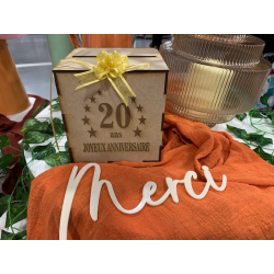 URNE/TIRELIRE - 20 Ans avec...