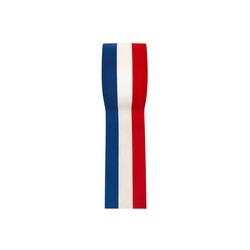 RUBAN TRICOLORE - 10mm 25m