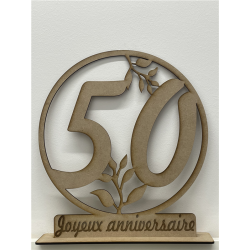 CENTRE DE TABLE - 50 ans...