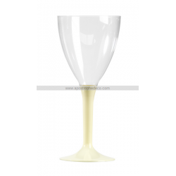 VERRE A VIN - Pied ivoire x...