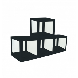 CUBE/BOITE - Plastique avec...
