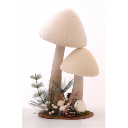 CHAMPIGNON - Avec décor...