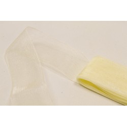 RUBAN - Ivoire (en organza...