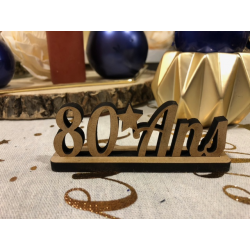 CENTRE  DE TABLE - 80 ans x...