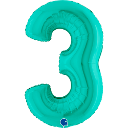 BALLON MYLARD - Chiffre 3...