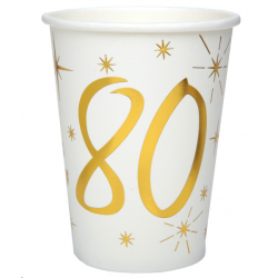 GOBELET/VERRE - 80 ans...