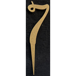 TOPPER - Chiffre 7 de...