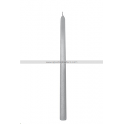 BOUGIE - Flambeau argent x...