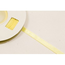 RUBAN - Jaune pâle (satin...