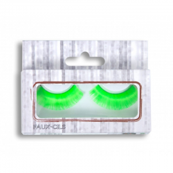 FAUX CILS - Vert fluo/néon...