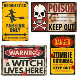 DECOR HALLOWEEN - Plaque en...
