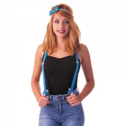 BRETELLE - Bleu fluo...