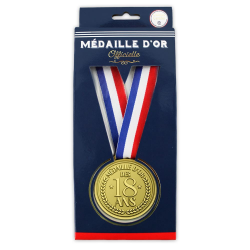 MEDAILLE D'OR - 18 ans (en...