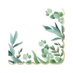 SERVIETTE - Eucalyptus x 16...